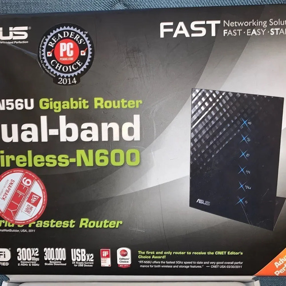 ASUS RT-N56U Gigabit Dual Band Wireless N600‎ Router - Picture 6 of 6